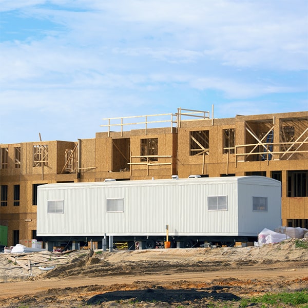 our construction site office trailers come with secure locking systems and optional security add-ons for peace of mind